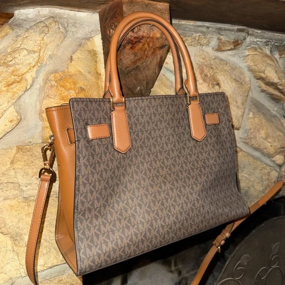 Michael Kors Brown and Tan Satchel - Picture 2 of 8